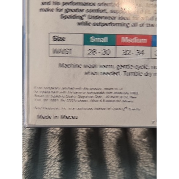 NOS Vtg Mens XL 40-42 Waist Spalding Low Rise Briefs W/ Support Pouch Colored - Picture 9 of 13